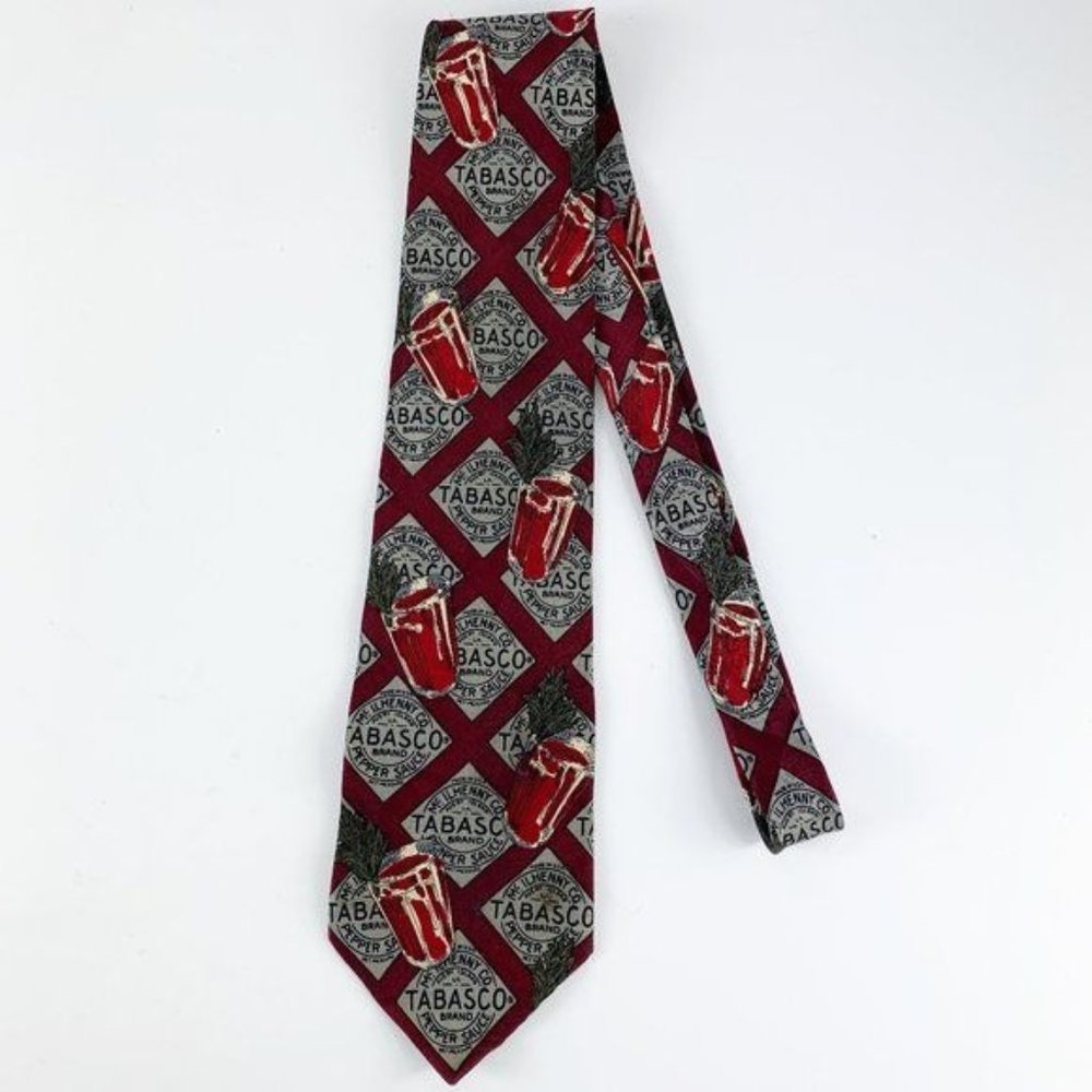 Tabasco Silk Bloody Mary Tie Pepper Hot Sauce